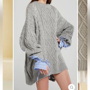 Chunky oversized fit sweater